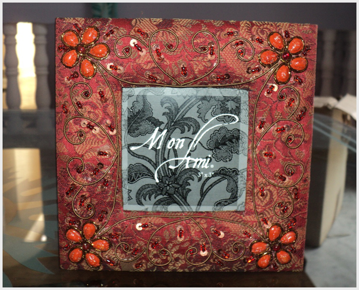Beaded Photo Frame