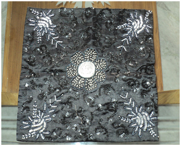 Beaded Cushion Covers